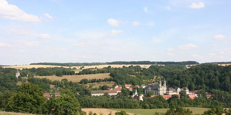 Blick auf Kloster Schöntal